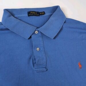 Polo Ralph Lauren 3XB Blue Short Sleeve Polo‎ Shirt
